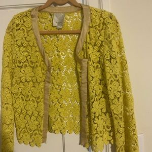 Anthropologie Lace Jacket